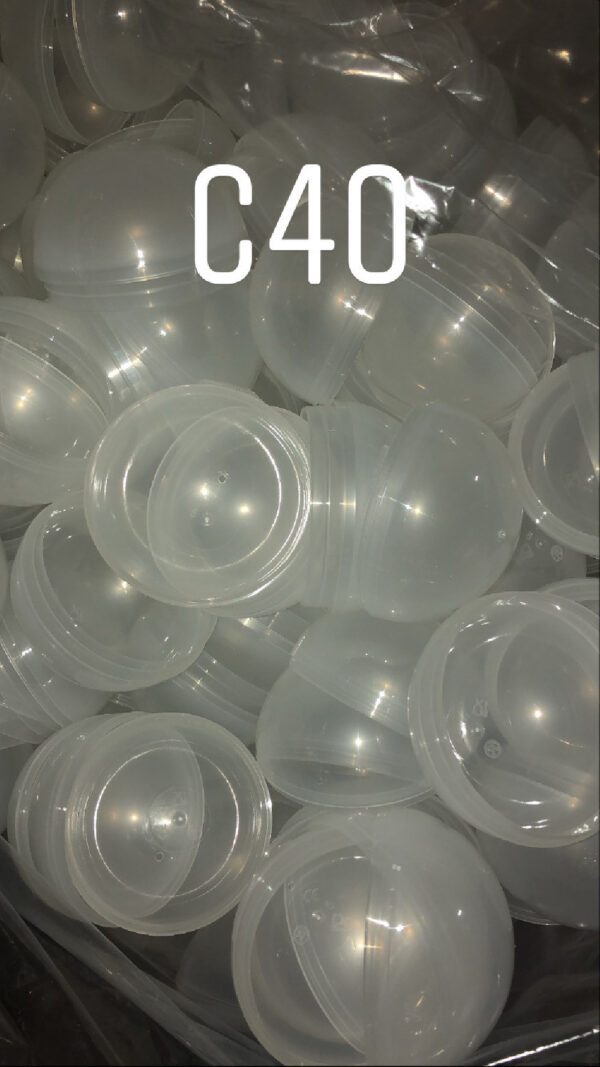 bolas vacias de 60 mm para maquinas de bolas 900 unidades